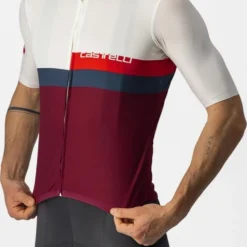 Castelli A Blocco Fietsshirt 13 Castelli A Blocco Fietsshirt -Exporteren Cycling Kleding Winkel 065 ivoryredbluebordeaux 1 product 1