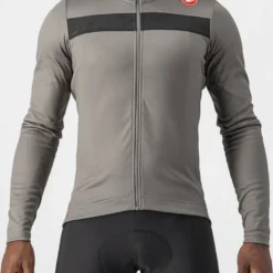Castelli Puro 3 Lange Mouwen Fietsshirt Heren -Exporteren Cycling Kleding Winkel 4518511 064 nickelgrayblackreflex product 23777