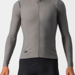 Castelli Tutto Nano RoS Lange Mouwen Fietsshirt Heren -Exporteren Cycling Kleding Winkel 4520515 064 nickelgray product 23655 1