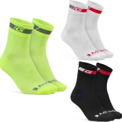GripGrab 3-Pack Tricolore Regular Cut Sok
