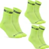 GripGrab 3-Pack Regular Cut Hi-Vis Sokken