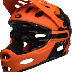 Bell Super 3R MIPS Full Face Helm -Exporteren Cycling Kleding Winkel bell super 3r mips mountainbikehelm zwart oranje
