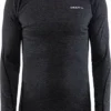 Craft Core Wool Merino LS Ondershirt Heren -Exporteren Cycling Kleding Winkel craft core wool merino ls ondershirt mannen zwart main