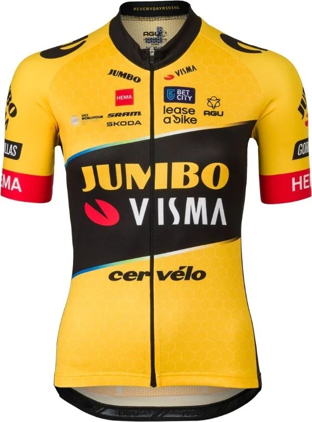 Agu Jumbo-Visma Dames Fietsshirt 2023 3 Agu Jumbo-Visma Dames Fietsshirt 2023
