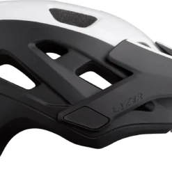 Lazer Jackal KinetiCore MTB Helm -Exporteren Cycling Kleding Winkel lazer helm jackal kineticore wit zijkant