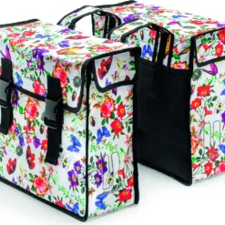 Basil Mara Dubbele Fietstas XL -Exporteren Cycling Kleding Winkel mara xl bloemen