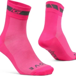 GripGrab Regular Cut Hi-Vis Sokken -Exporteren Cycling Kleding Winkel regular hi vis roze