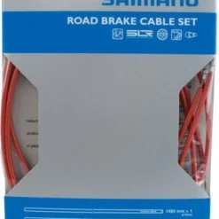 Shimano Rem Kabelset Race Sil-Tec Coating -Exporteren Cycling Kleding Winkel shimano road brake kabelset rood