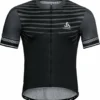 ODLO Stand-Up Collar Zeroweight Fietsshirt -Exporteren Cycling Kleding Winkel zeroweight zwart grijs 1